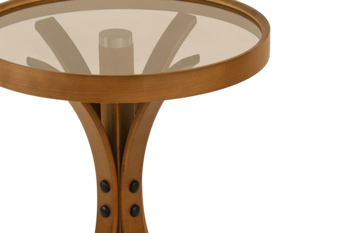 Hanah Home Palm 3 - Walnut Juego de Mesas Nido de 3 Piezas Hanah Home Palm 3 - Walnut Juego de Mesas Nido de 3 Piezas
